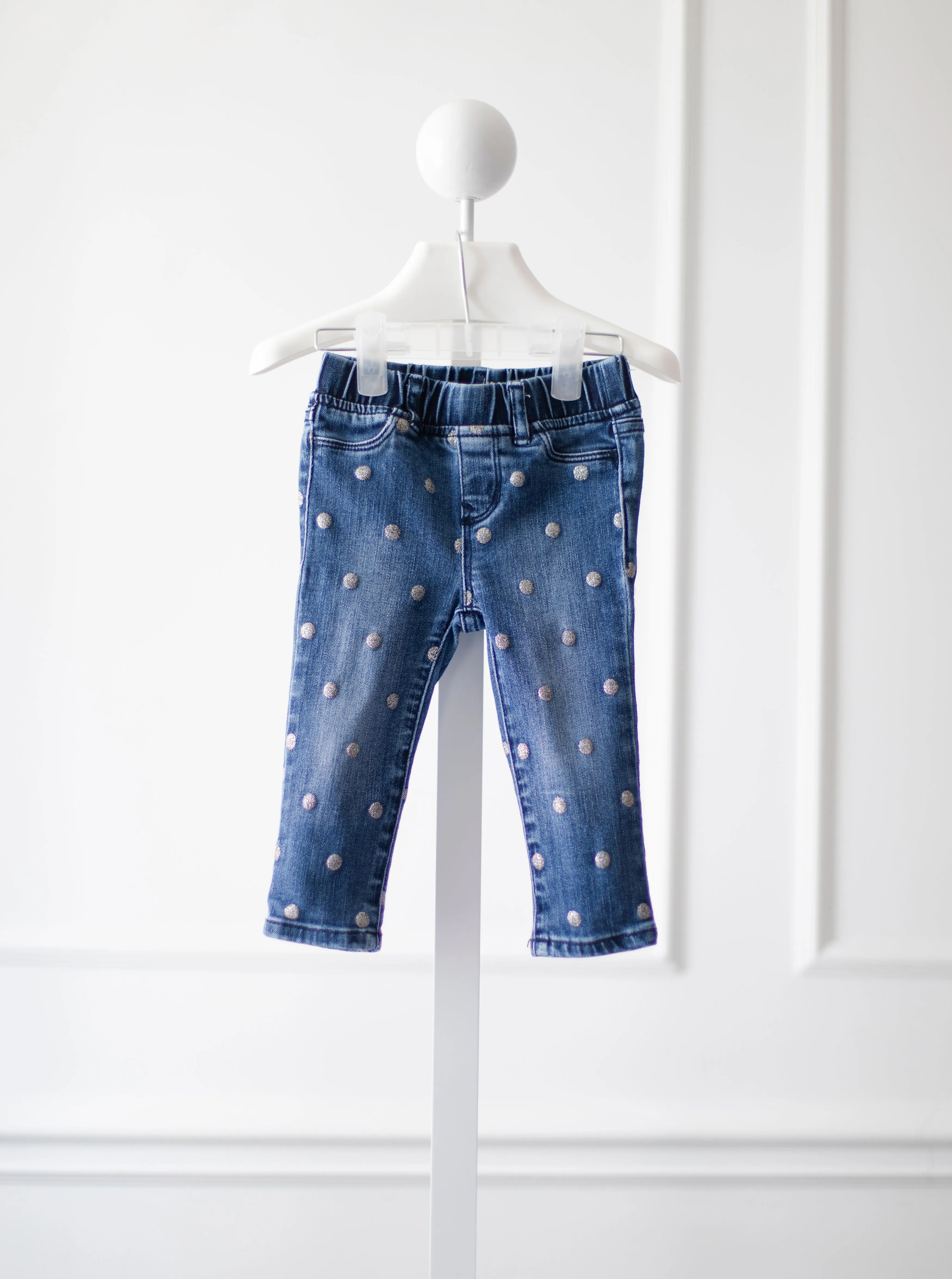 [18-24m] Gap Baby Pull-on Leggings - Shimmer Dots