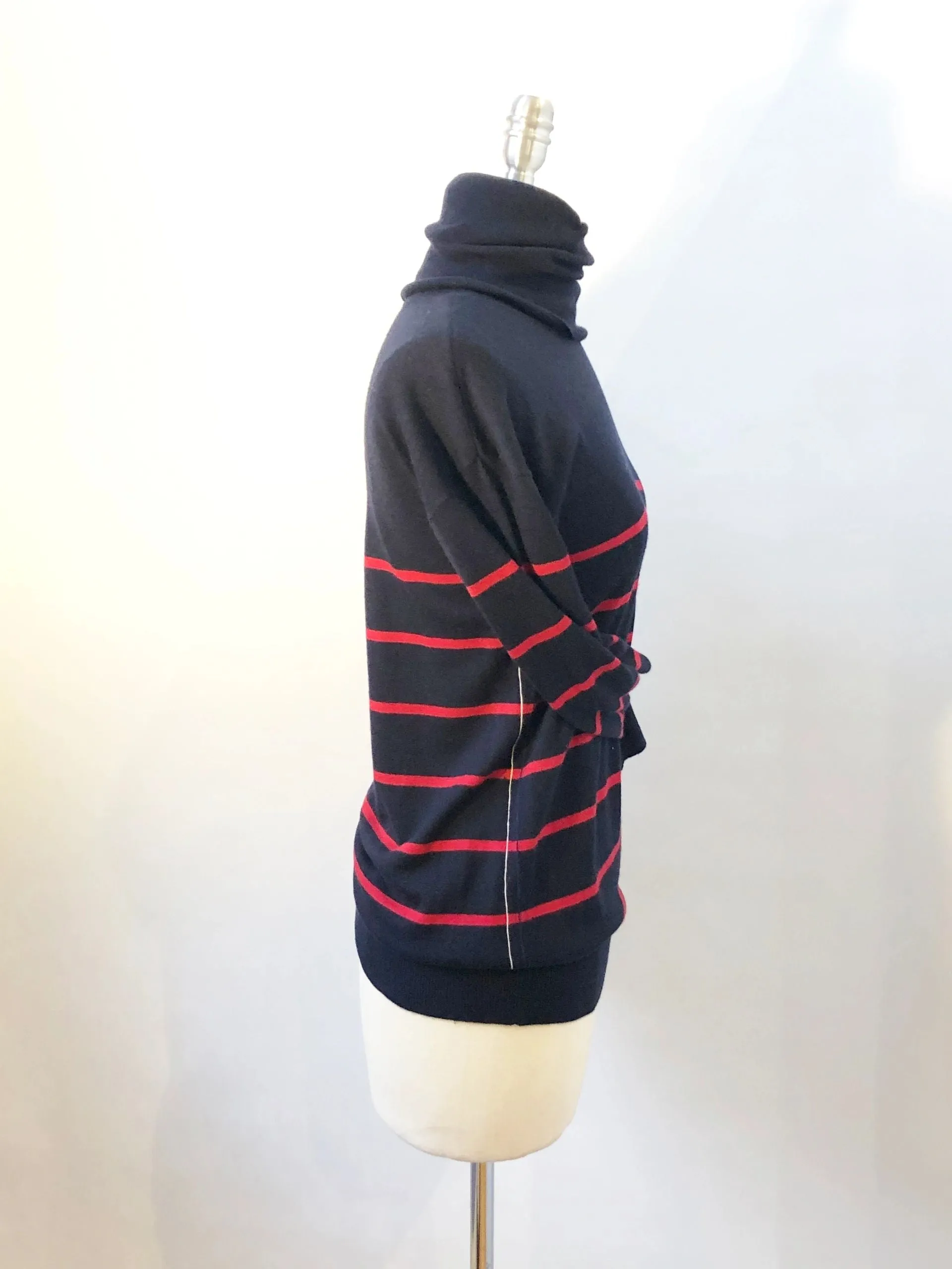 Band Of Outsiders Cashmere Striped Turtleneck Sweater Size S