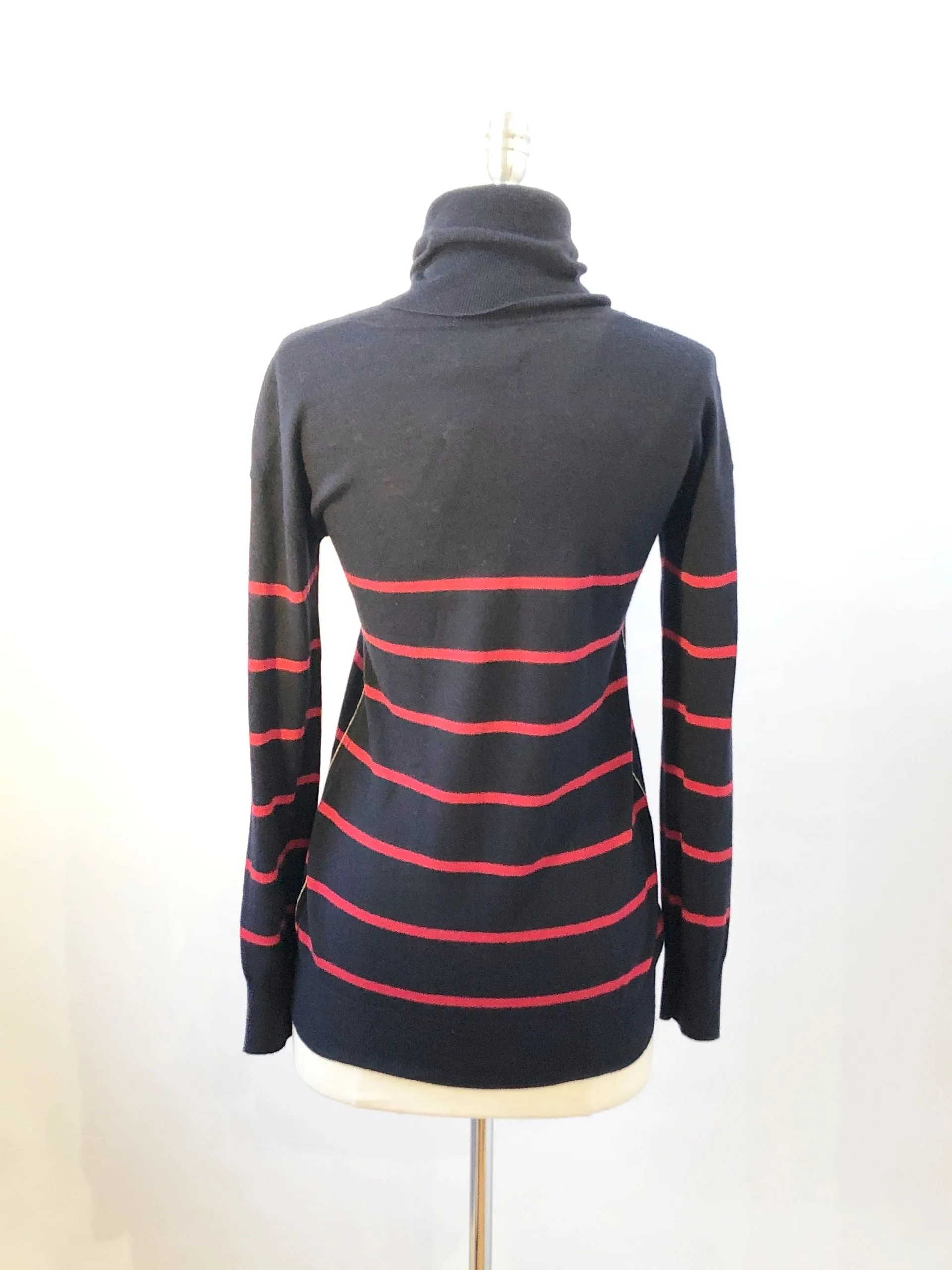 Band Of Outsiders Cashmere Striped Turtleneck Sweater Size S