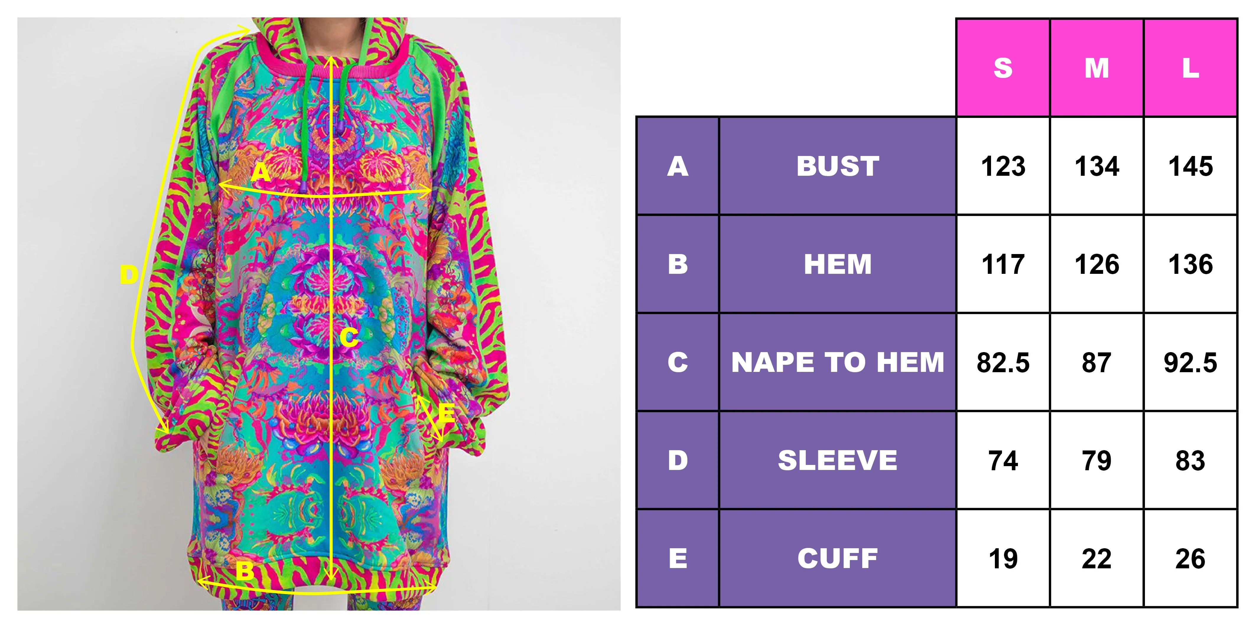 'BOTANICAL BLISS' COMFORTER HOODIE