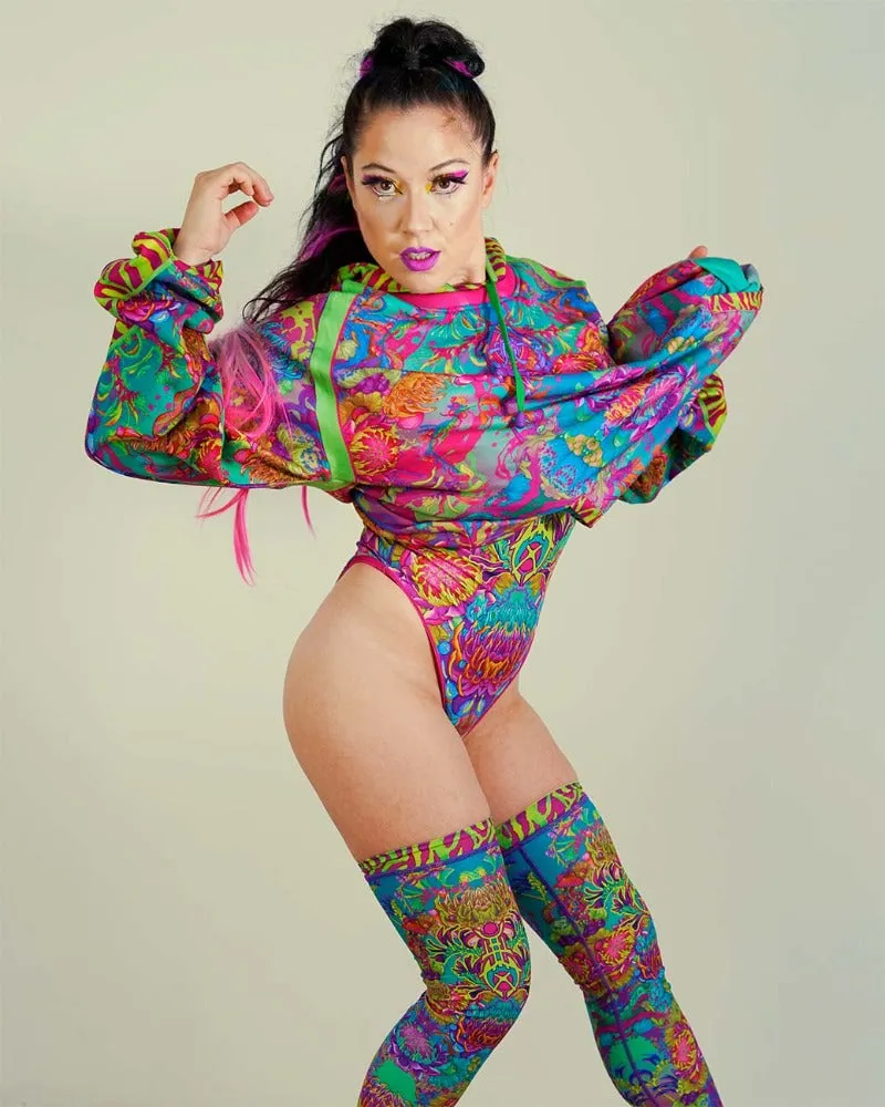 'BOTANICAL BLISS' COMFORTER HOODIE