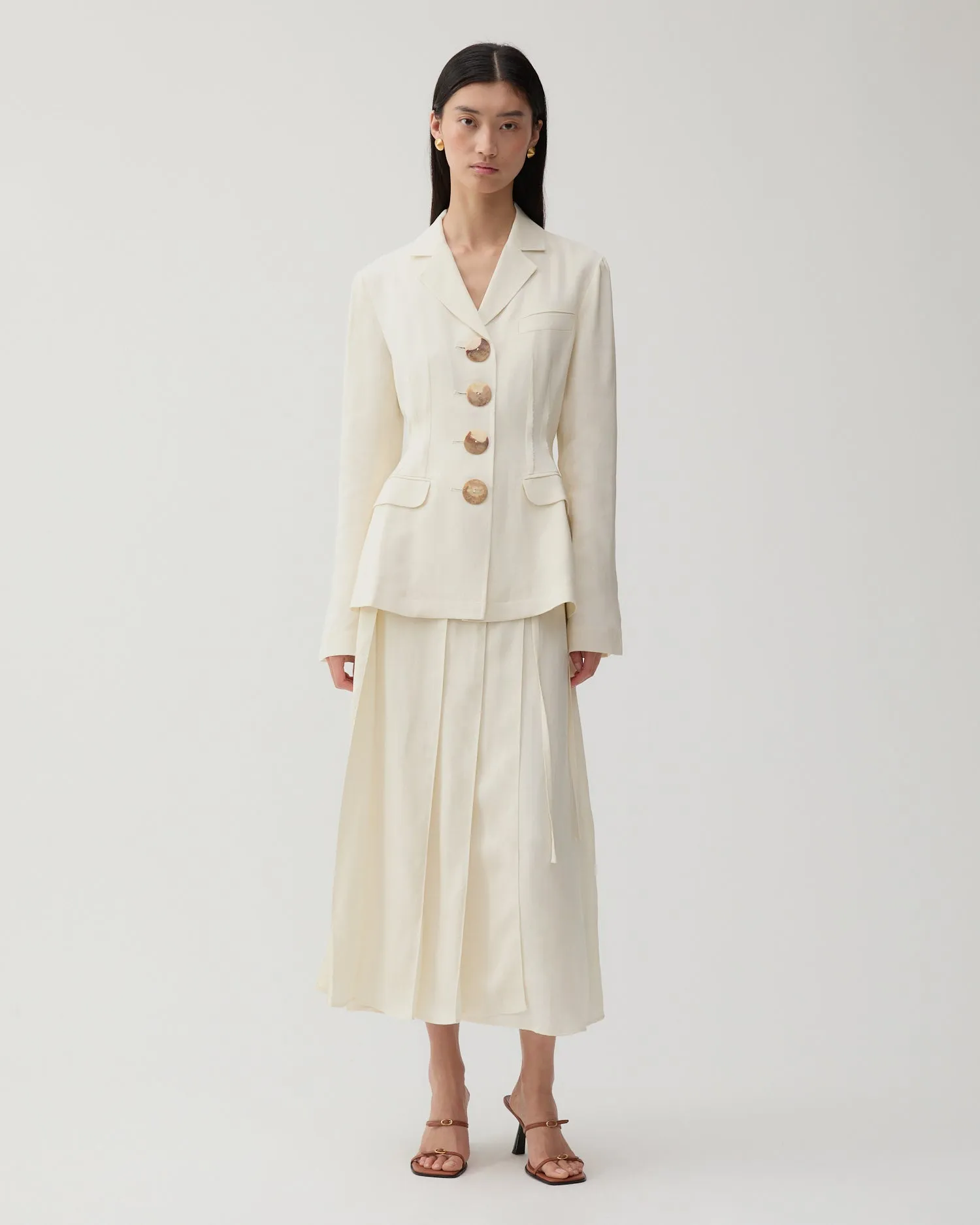Etta Jacket Viscose Off-White
