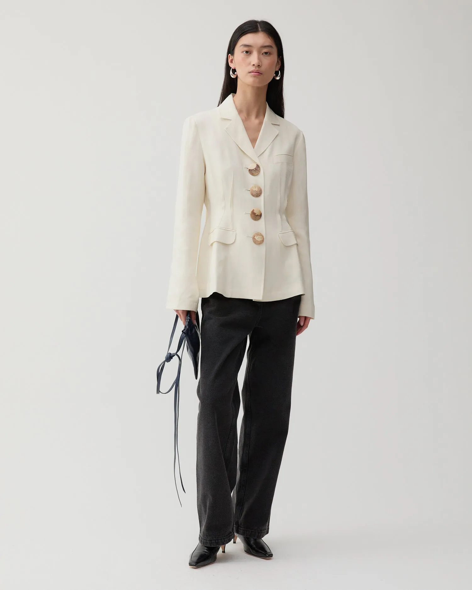 Etta Jacket Viscose Off-White