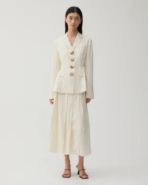 Etta Jacket Viscose Off-White