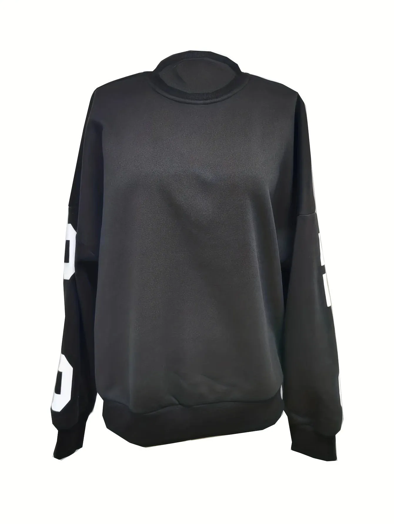 Europe and the United States women's casual fashion print thick coat long sleeve hoodie woman