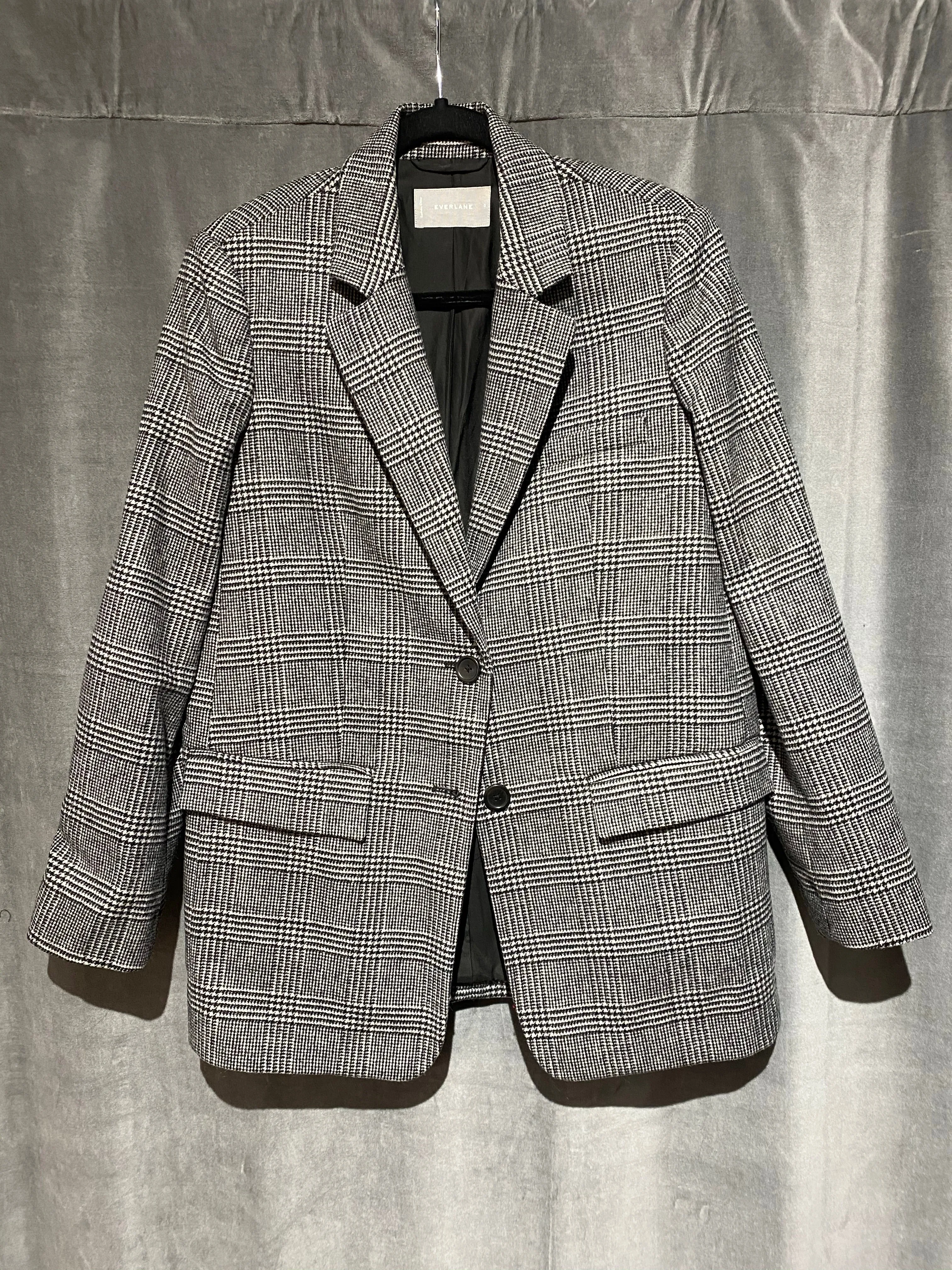 EVERLANE Plaid oversized Blazer