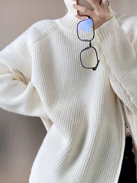 Florence - Turtleneck Knit Sweater