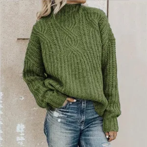 Francine - Übergröße Rollkragenpullover