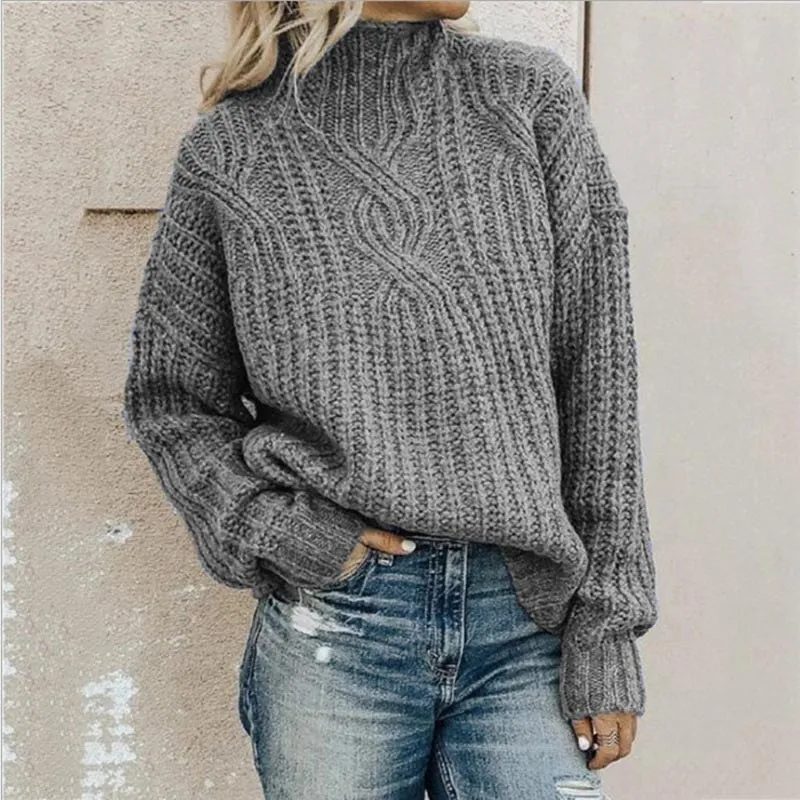 Francine - Übergröße Rollkragenpullover