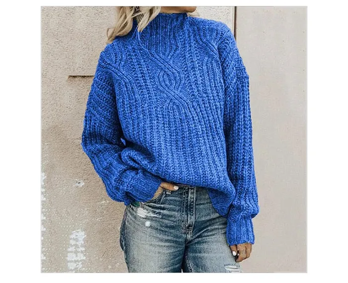 Francine - Übergröße Rollkragenpullover