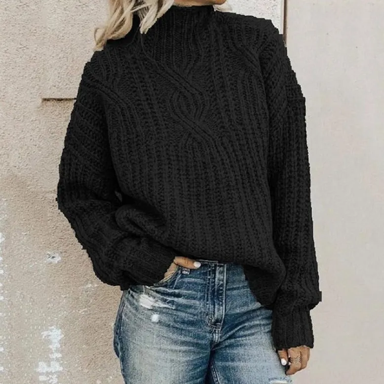 Francine - Übergröße Rollkragenpullover