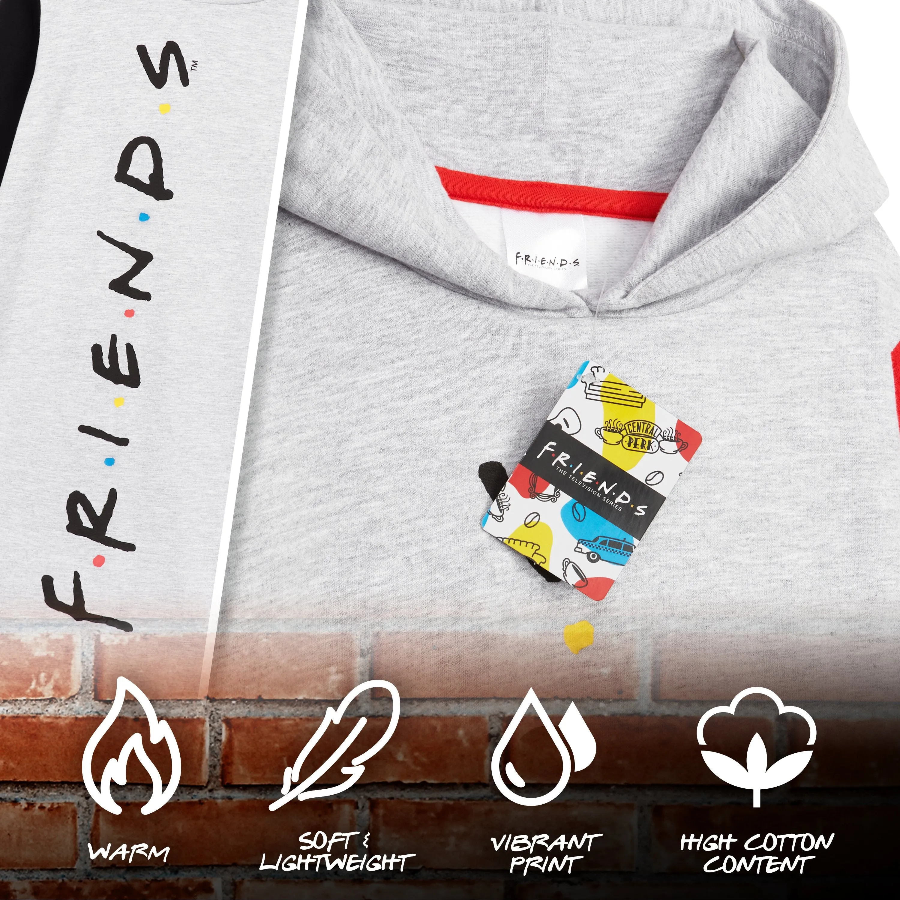 Friends Hoodies for Girls, Girls Hoodie Dress, Friends Merchandise for Girls