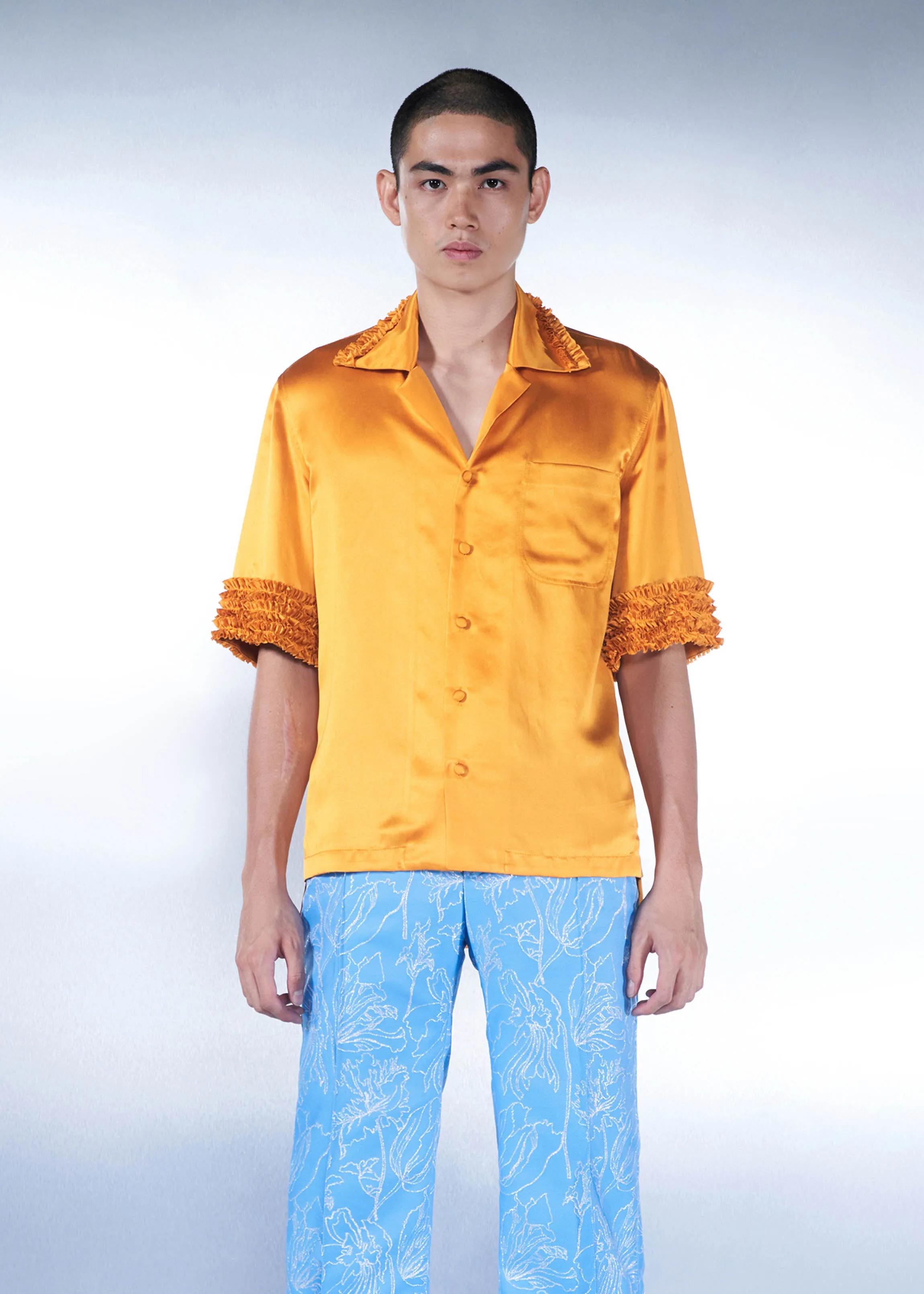 Frill Bowling Shirt