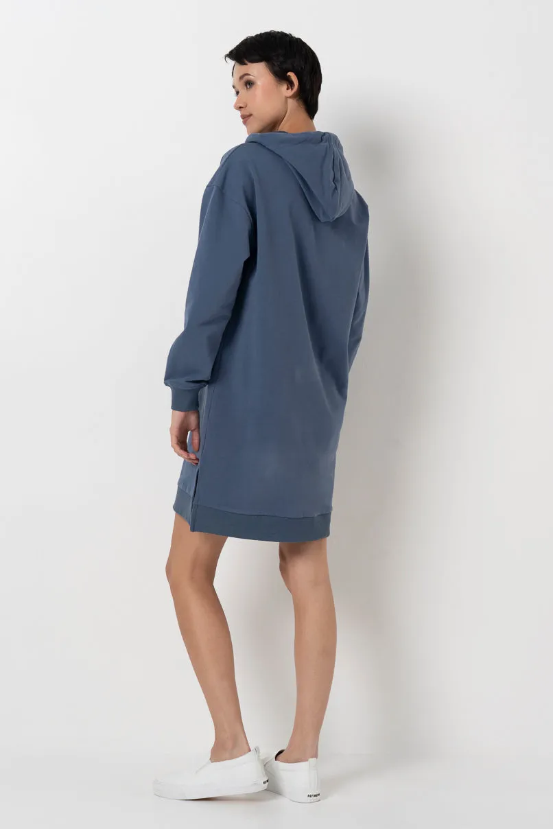 Hoodie Dress _ 157882 _ Blue