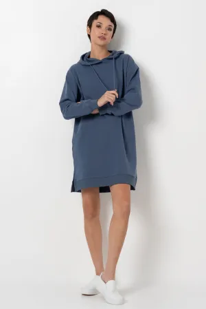 Hoodie Dress _ 157882 _ Blue
