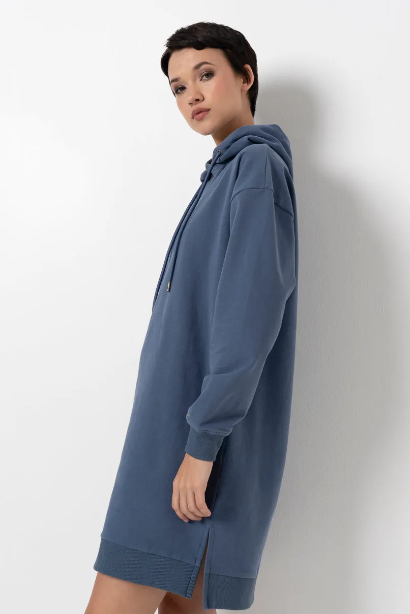Hoodie Dress _ 157882 _ Blue