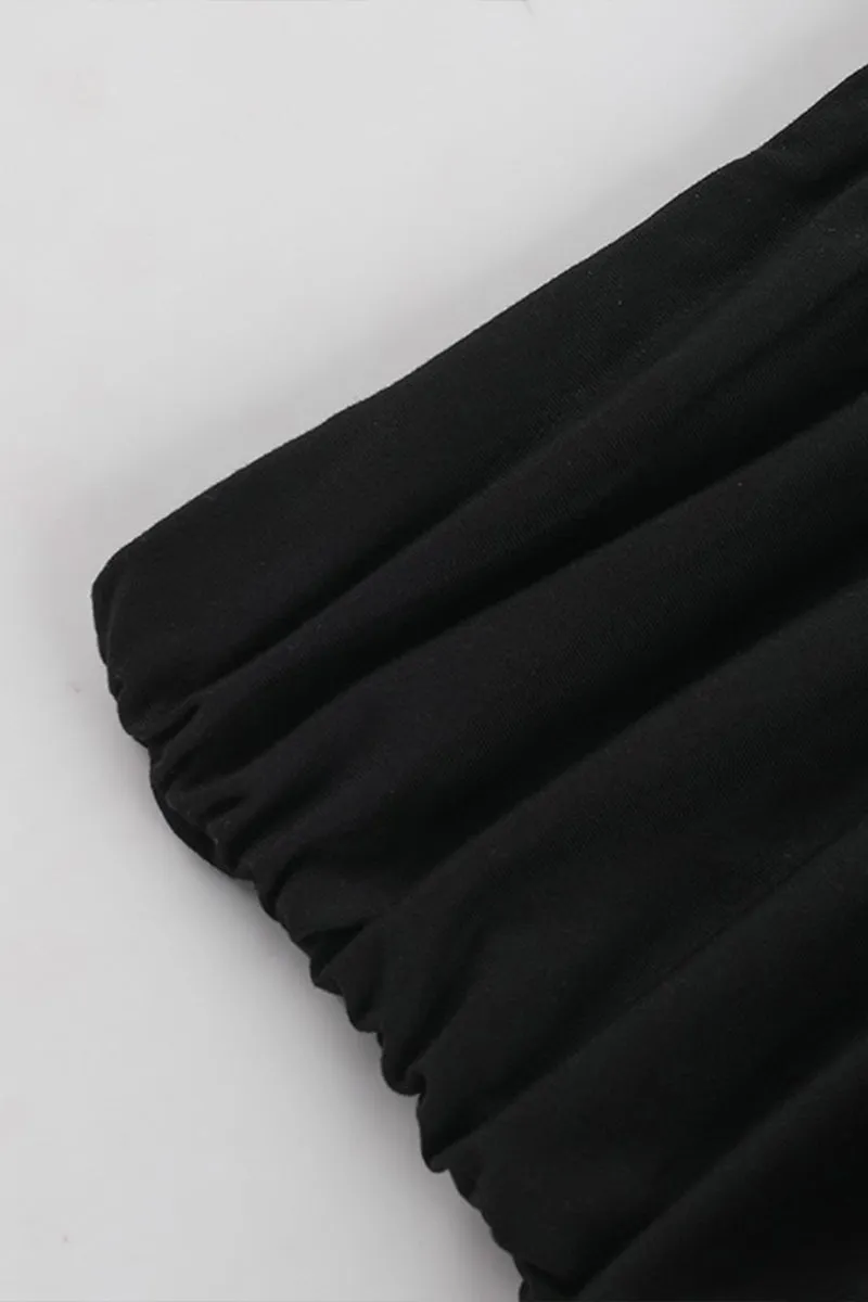 HQT1149 Ruffled Statement Skirt