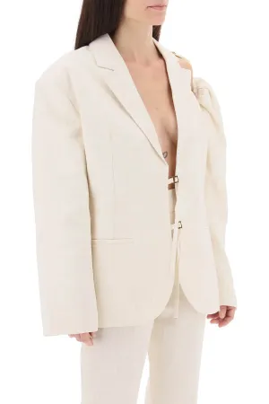 la veste galliga' single-breasted blazer