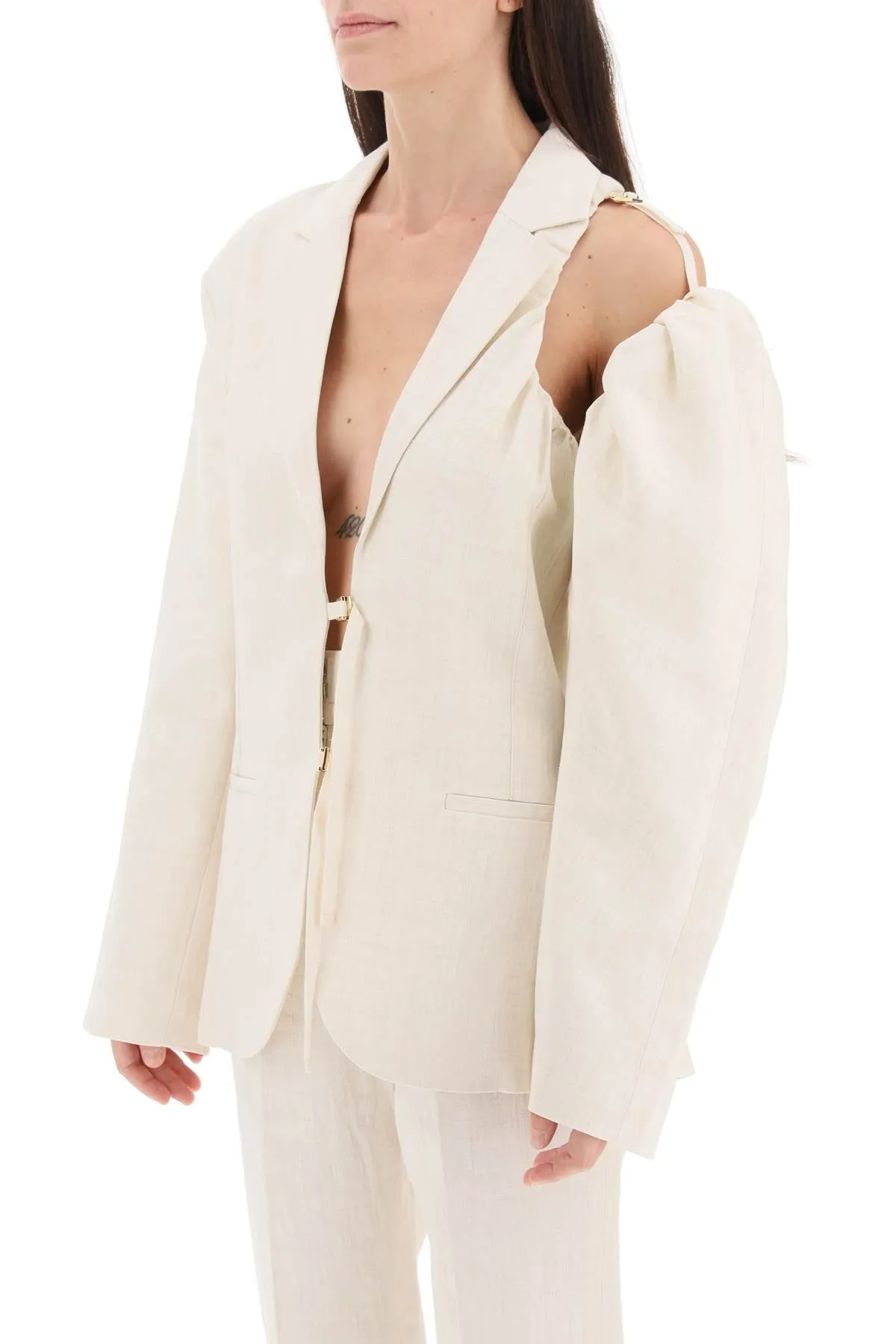 la veste galliga' single-breasted blazer
