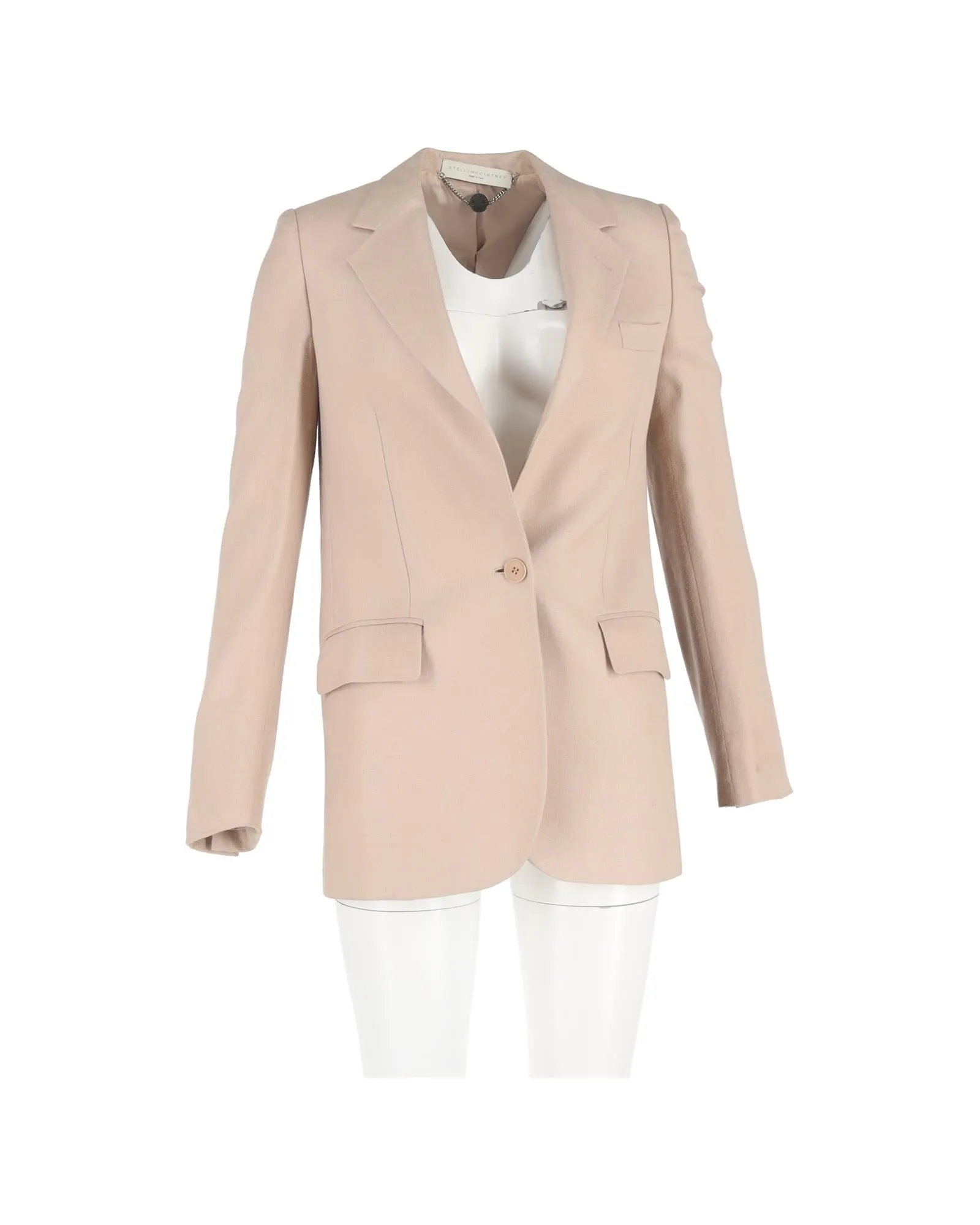 LinenRamie SingleBreasted Blazer