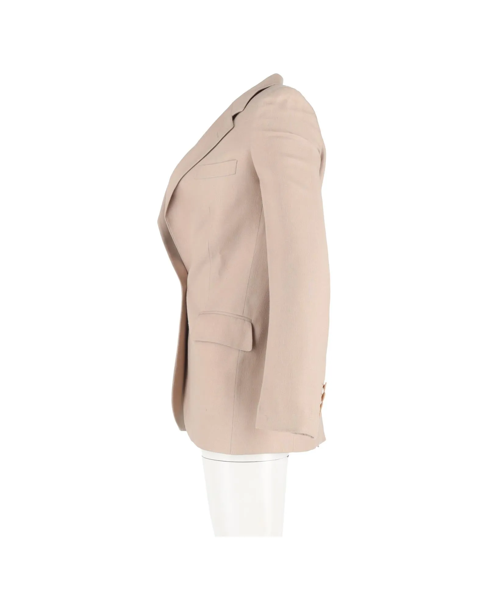 LinenRamie SingleBreasted Blazer