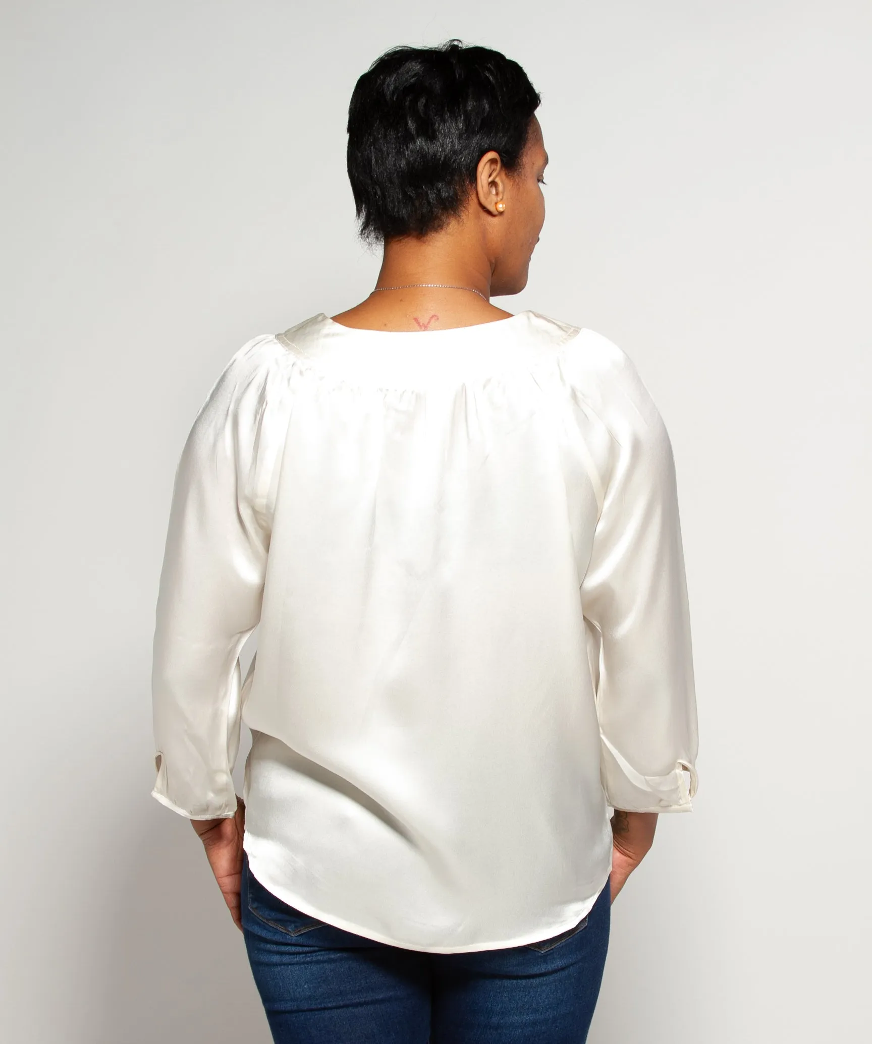 Long Sleeve Silk Shirt