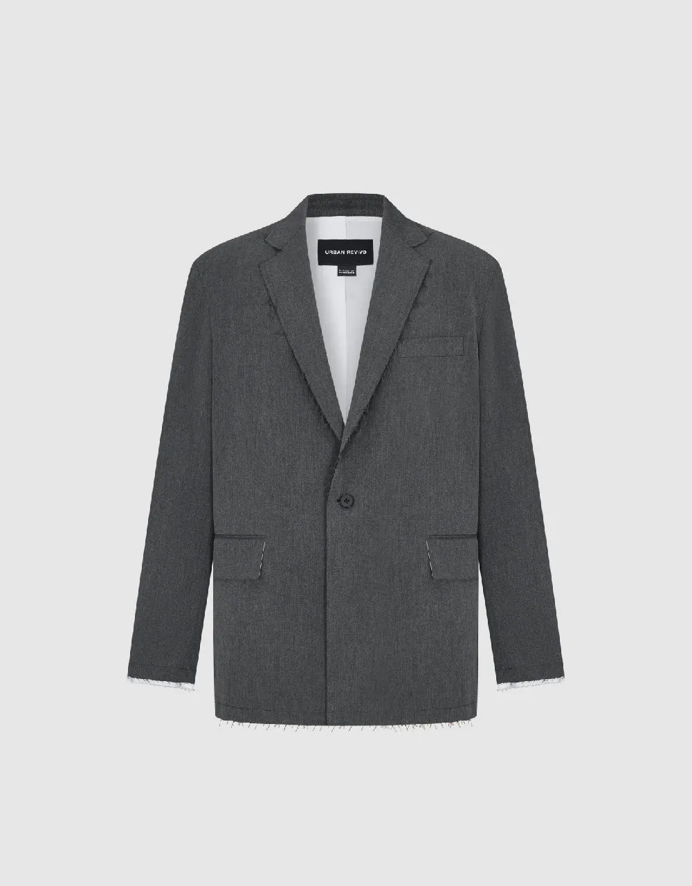 Notch Lapel Tailored Blazer