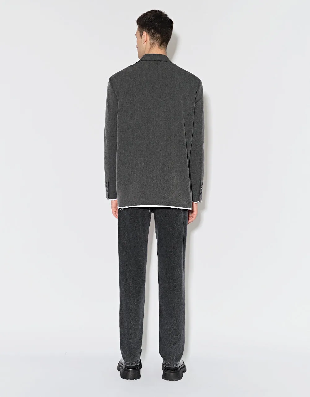 Notch Lapel Tailored Blazer