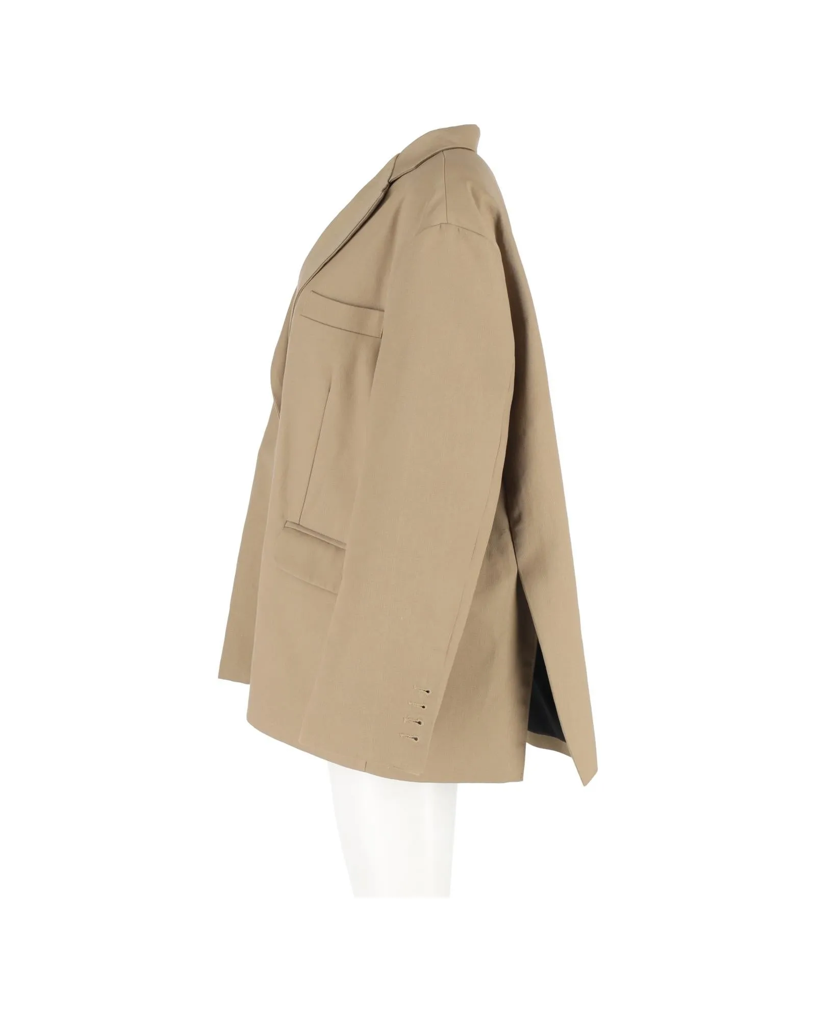 Oversized Cotton Blazer