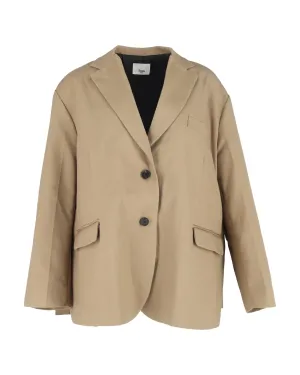 Oversized Cotton Blazer