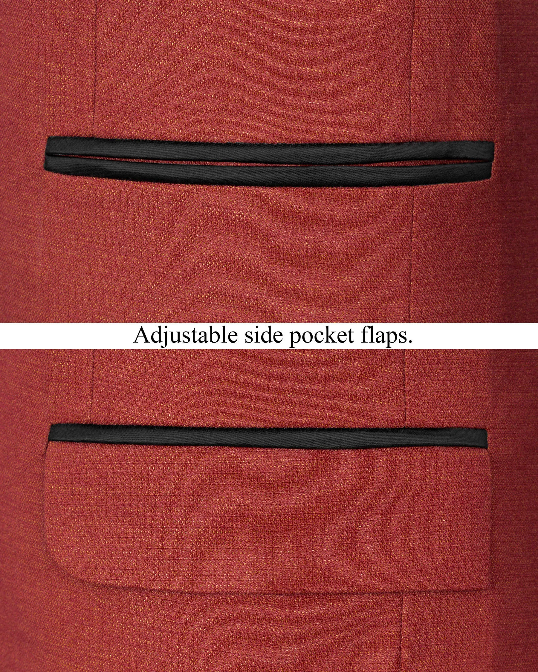 Pale Carmine Tuxedo Blazer