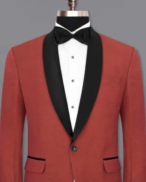 Pale Carmine Tuxedo Blazer
