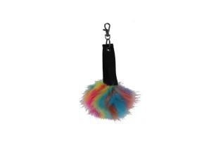 Pom Pom Keychain Rainbow