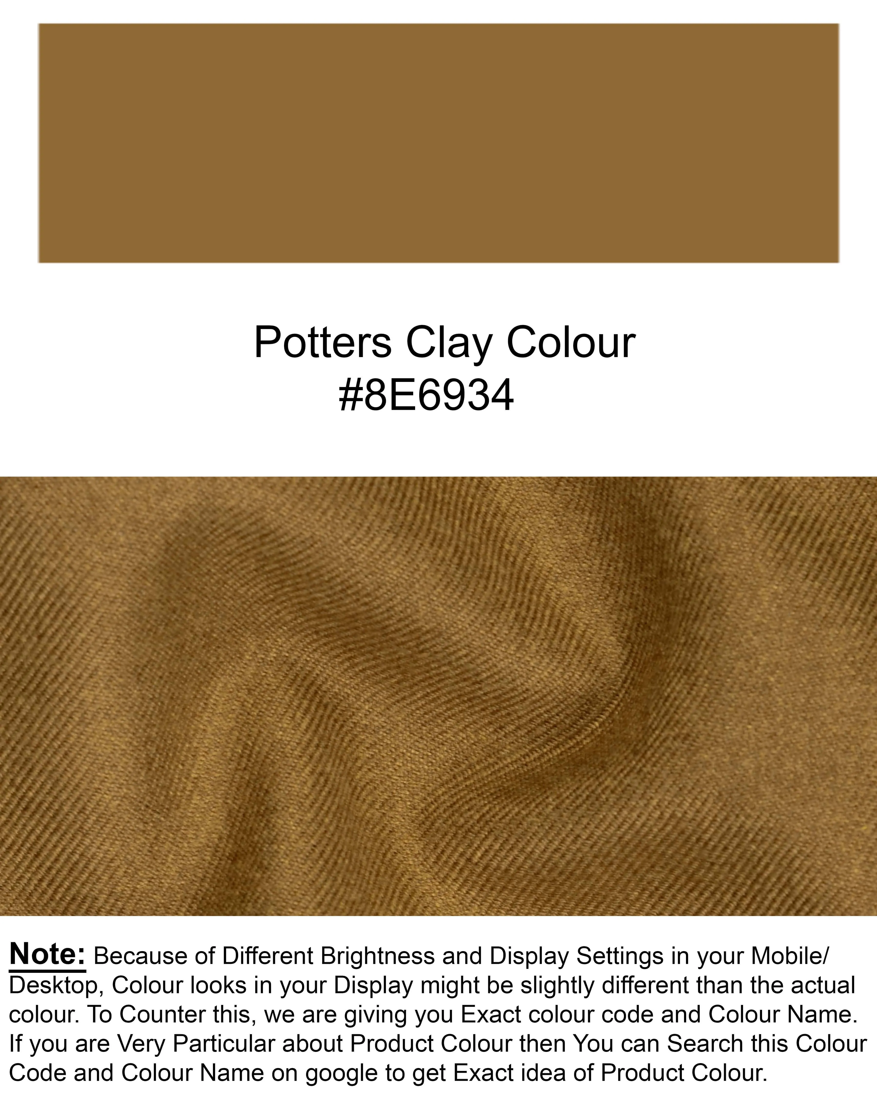 Porter’s Clay Khaki Bandhgala/Mandarin Blazer