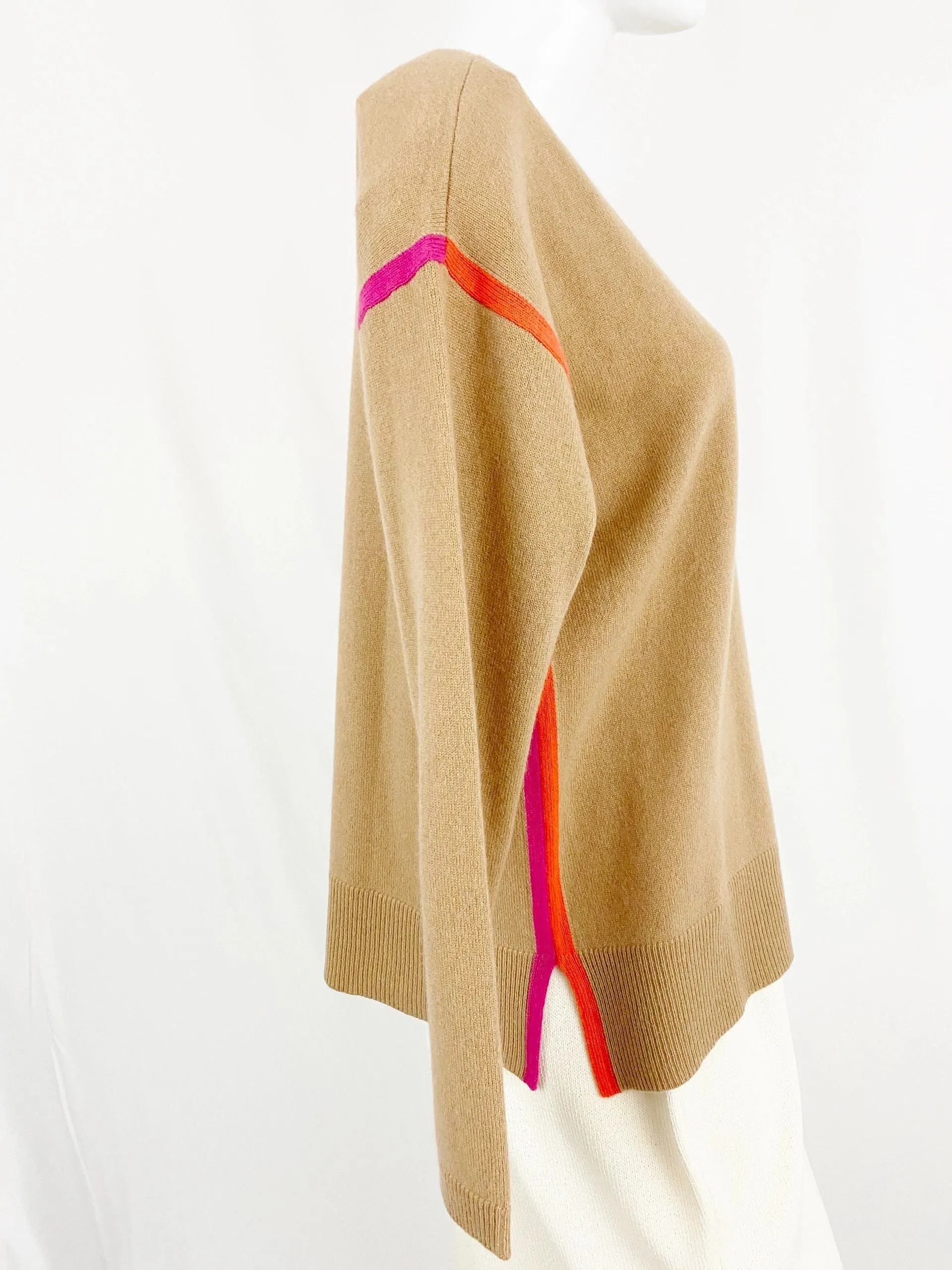 Pure Amici Cashmere V-Neck Sweater Size S