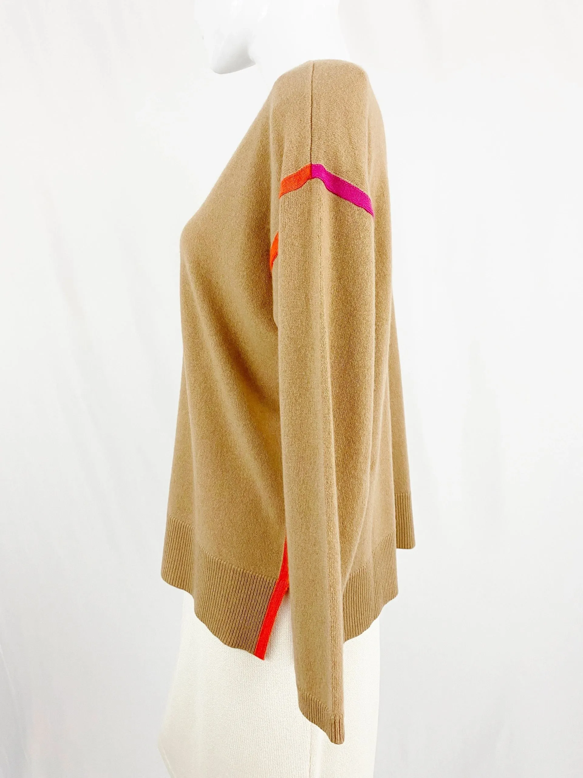 Pure Amici Cashmere V-Neck Sweater Size S