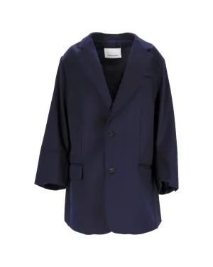 Relaxed Fit Notch Collar Blazer