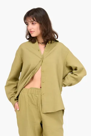 Relaxed Tencel Wide-Leg Pants