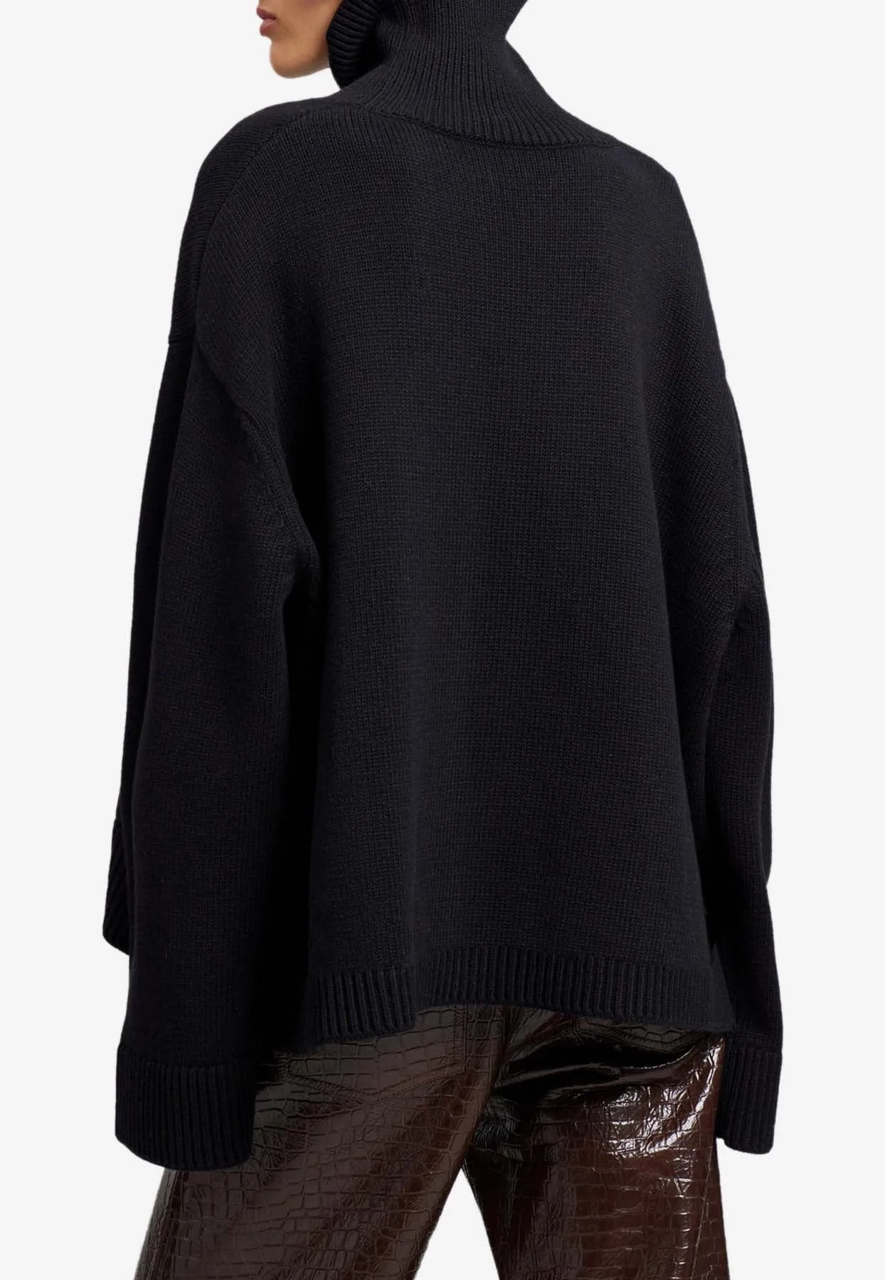 Rhea Trapeze Turtleneck Sweater