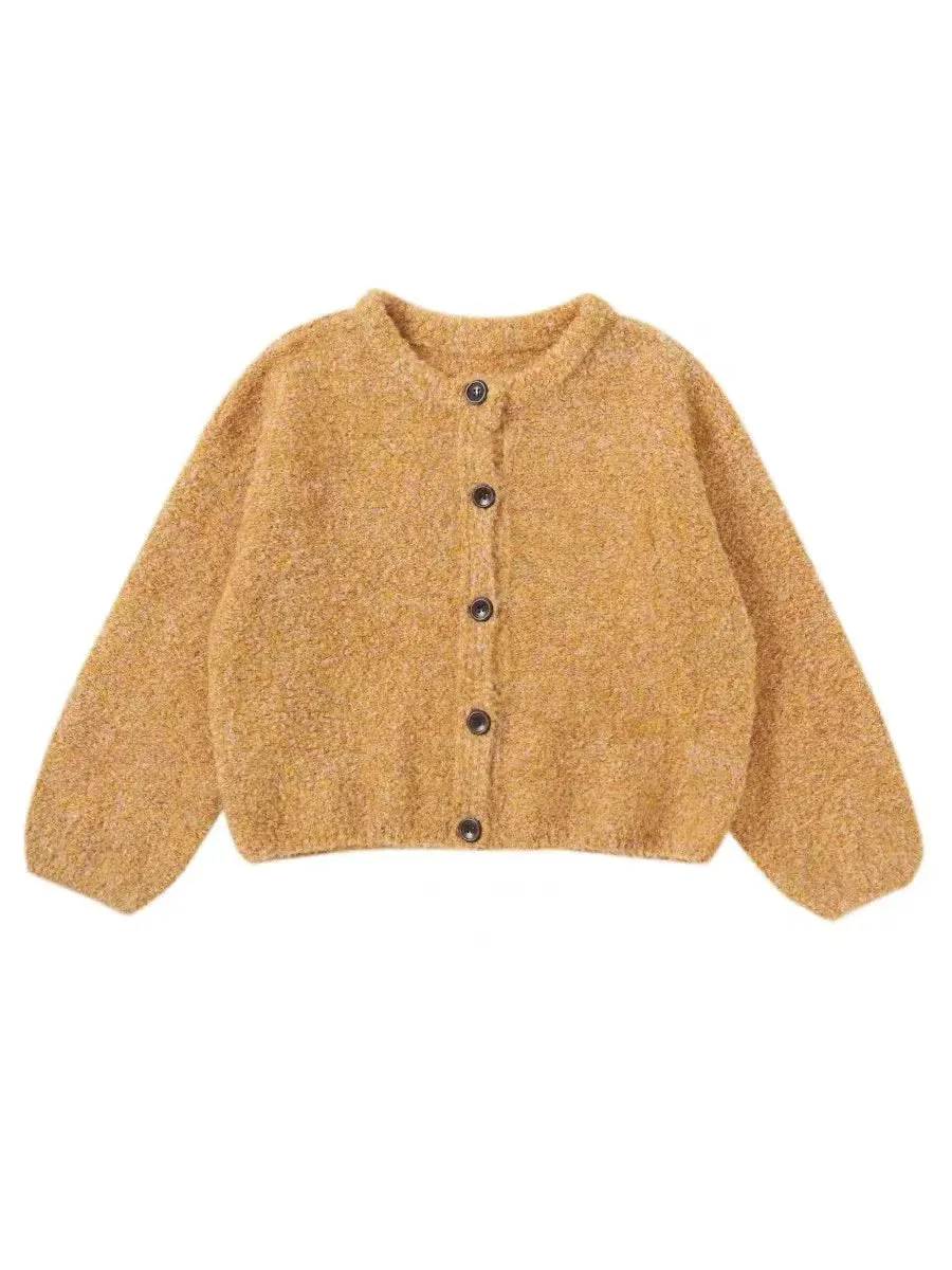 Round Neck Cardigan