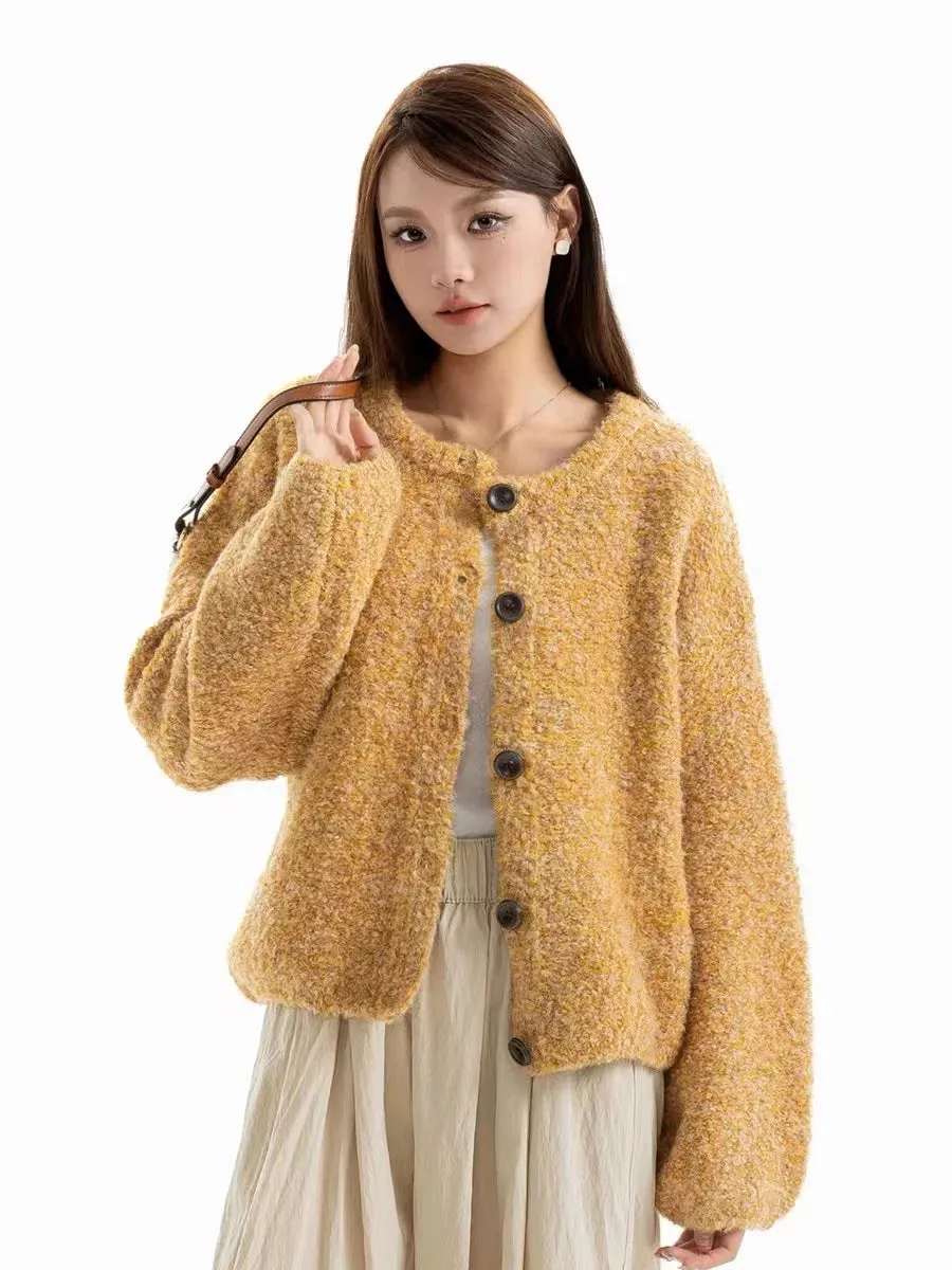 Round Neck Cardigan