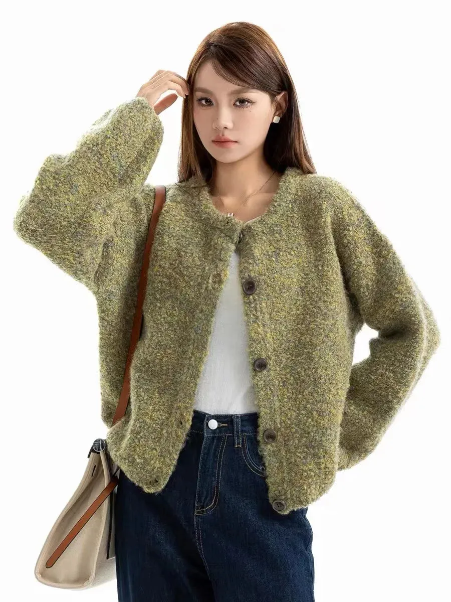 Round Neck Cardigan