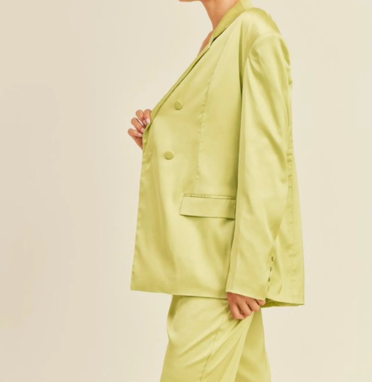Satin Blazer