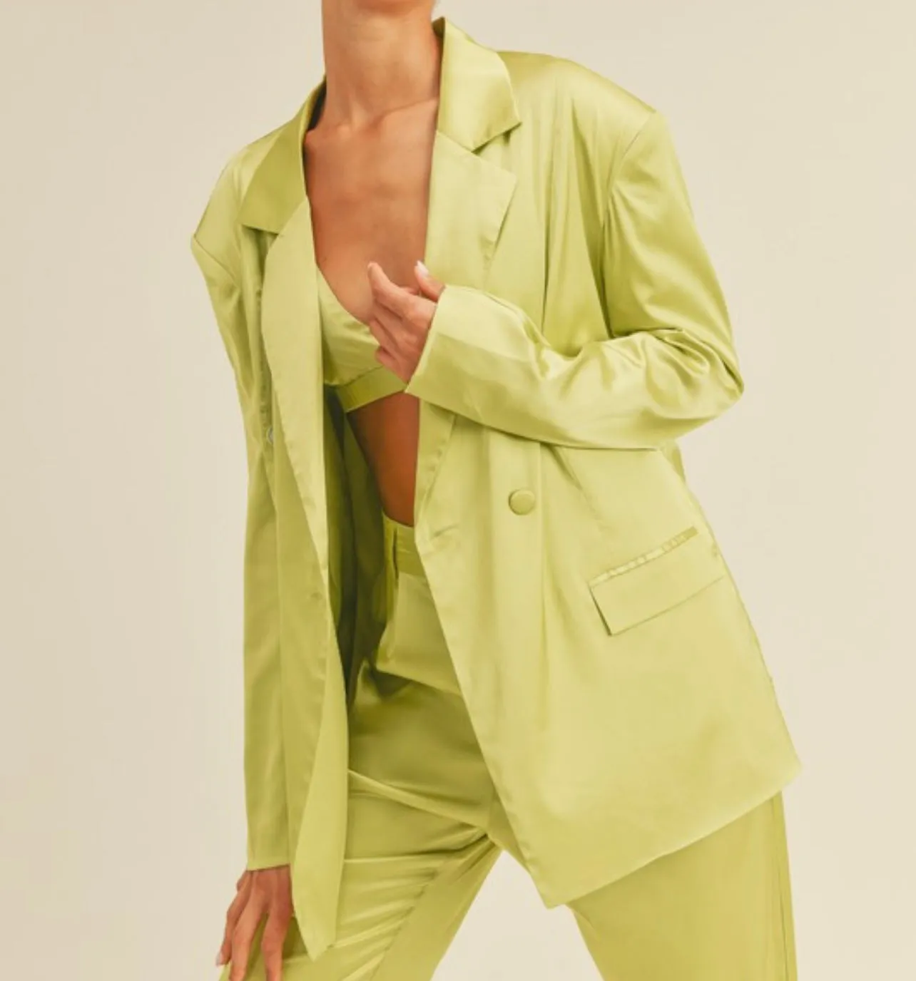 Satin Blazer