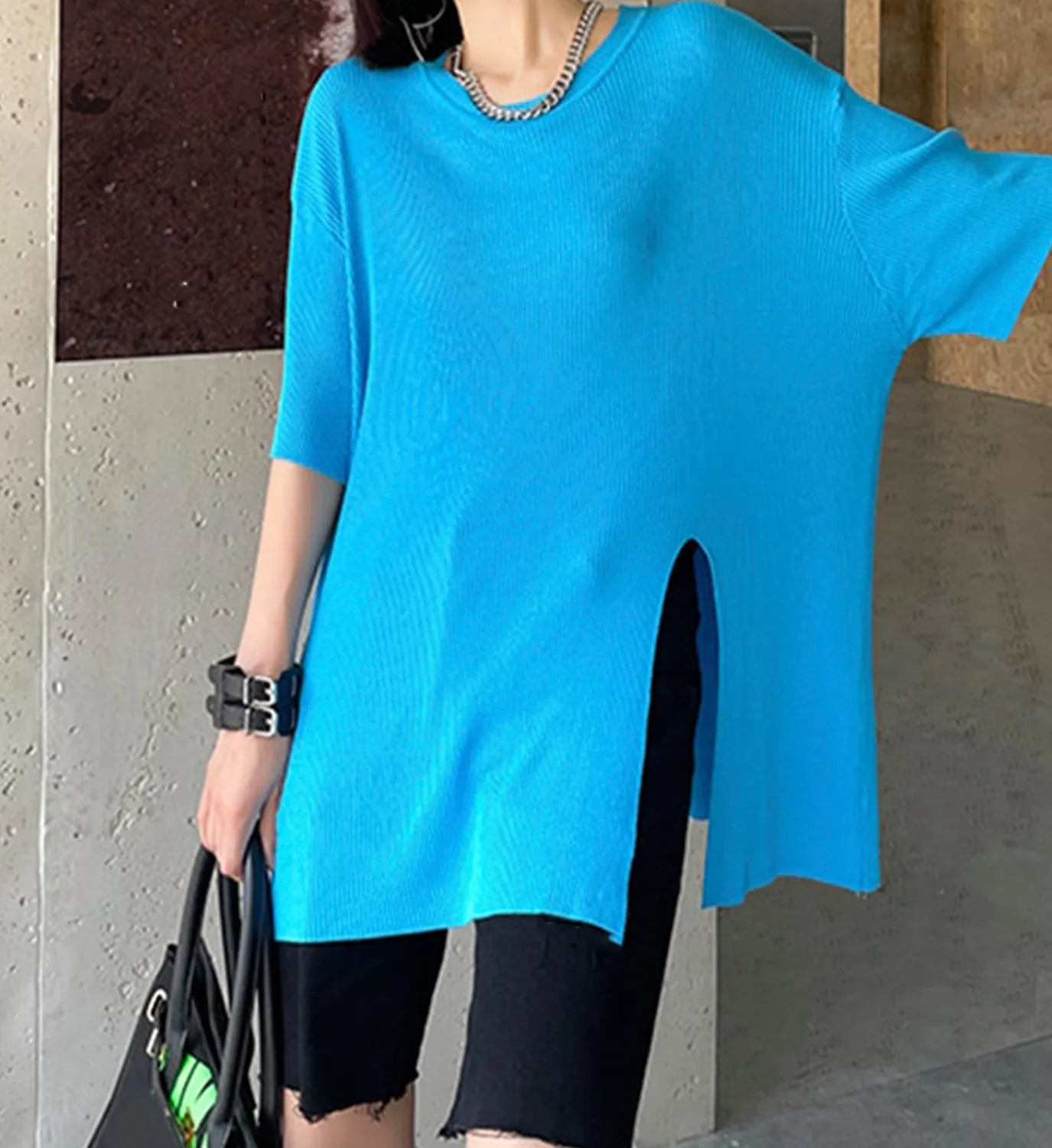 Slit Sweater Knit