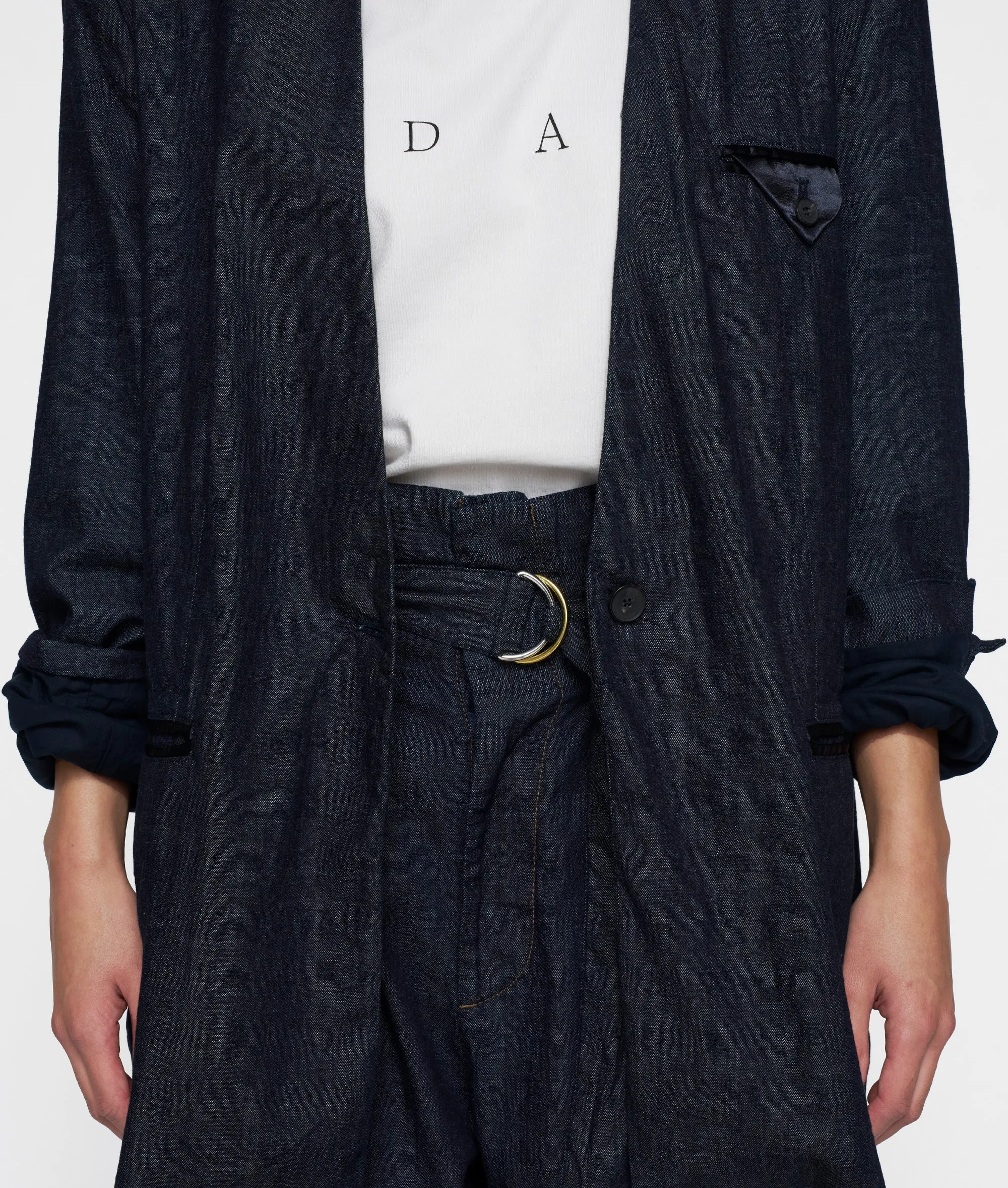 statement blazer | yale blue