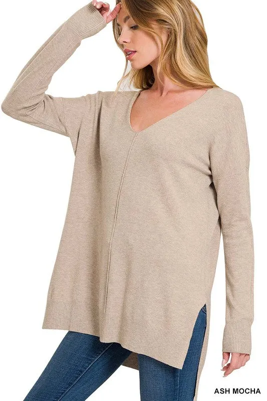 The Natalie Everyday V-Neck Sweater - Part 1 - Final Sale
