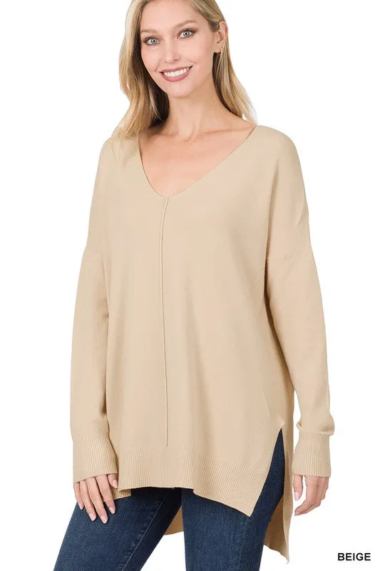 The Natalie Everyday V-Neck Sweater - Part 1 - Final Sale