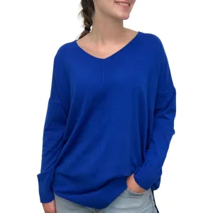 V-Neck Royal Sweater