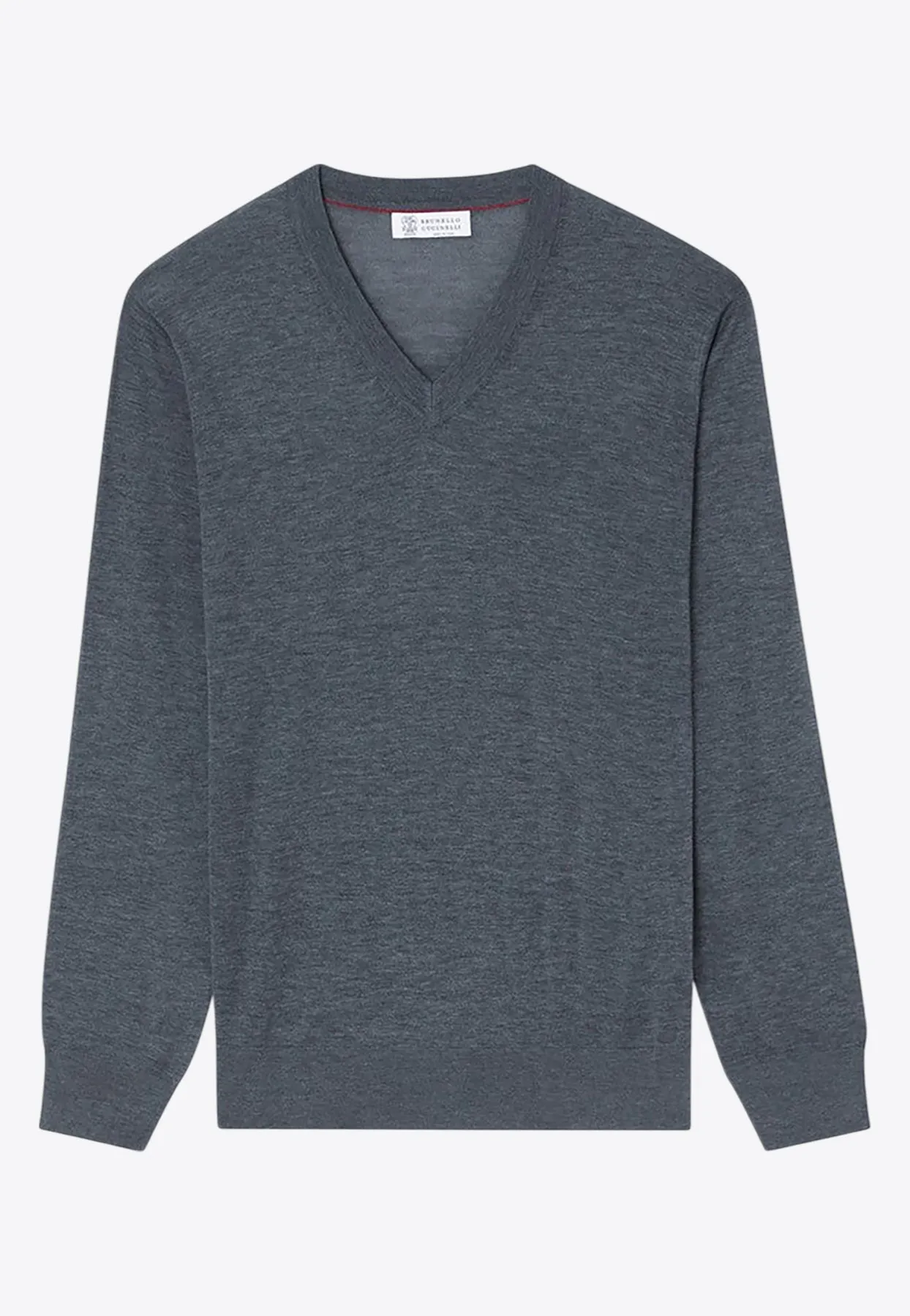 V-neck Sweater in Silk-Blend